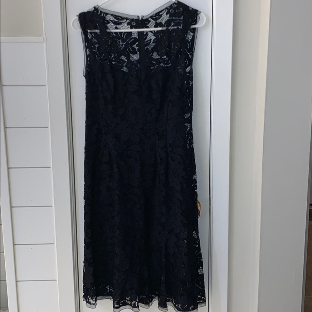 Nanette Lepore A-Line Lace Midi Dress